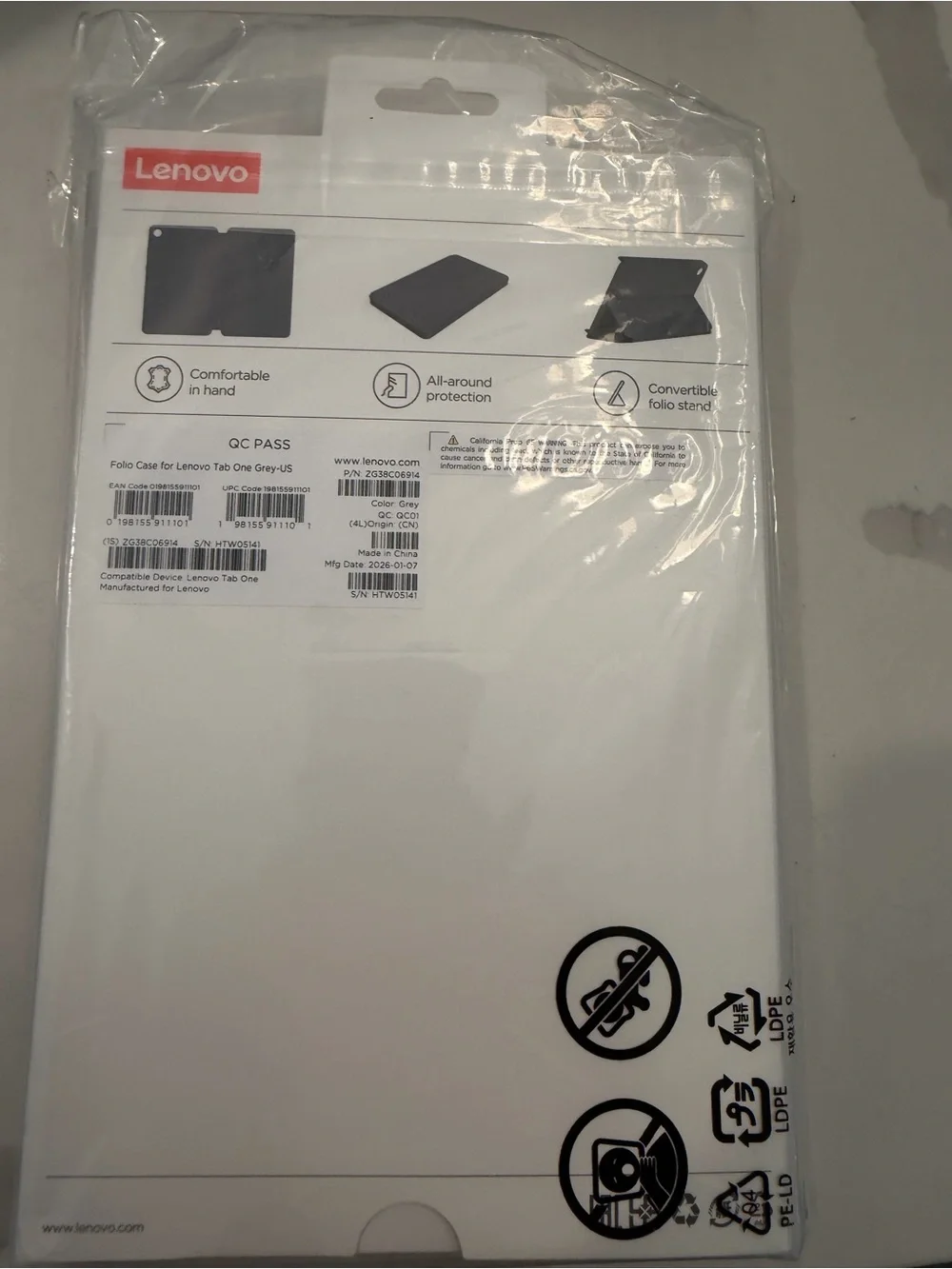 Lenovo protective folio